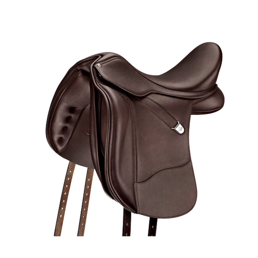 Bates Wide Dressage + Saddle with Luxe Leather - Hart image 0